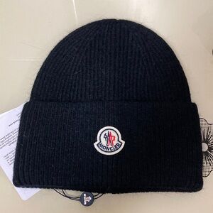 Moncler Classic Black Wool Beanie